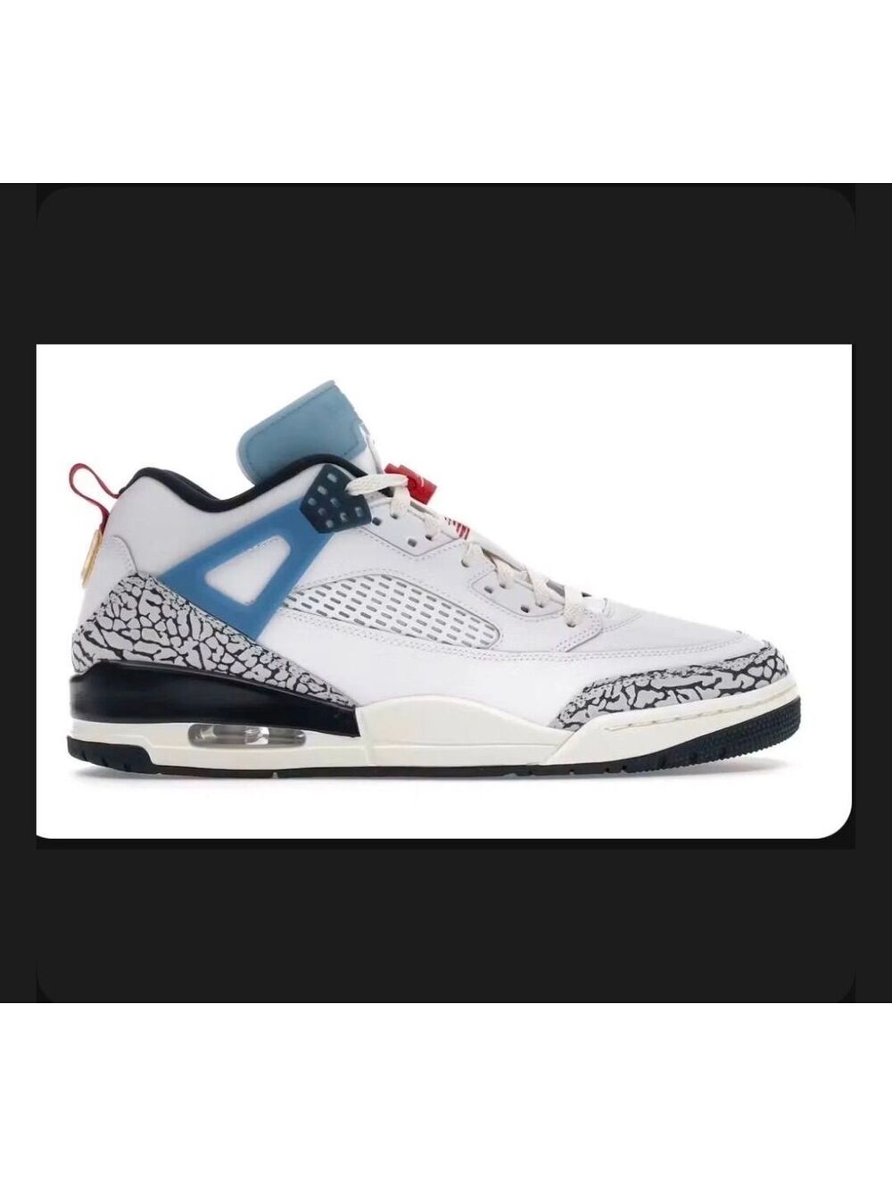 Jordan Spizike Low White/Navy) Men (13) Retail $175